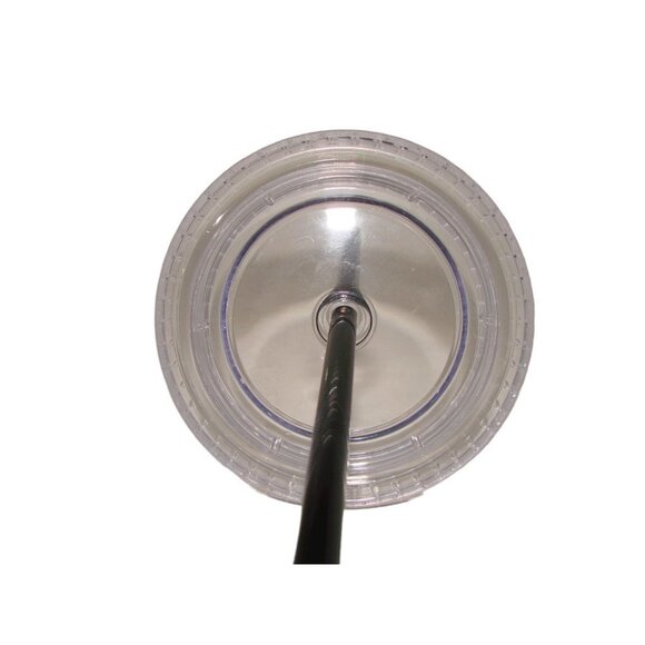 Starbucks Acrylic Cold Cup Clear Tumbler Screw Top Lid With Straw Add Ons 20 oz - Picture 7 of 9